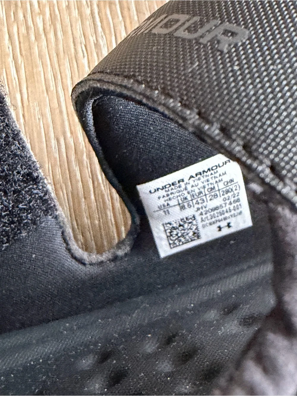 Under Armour features adjustable